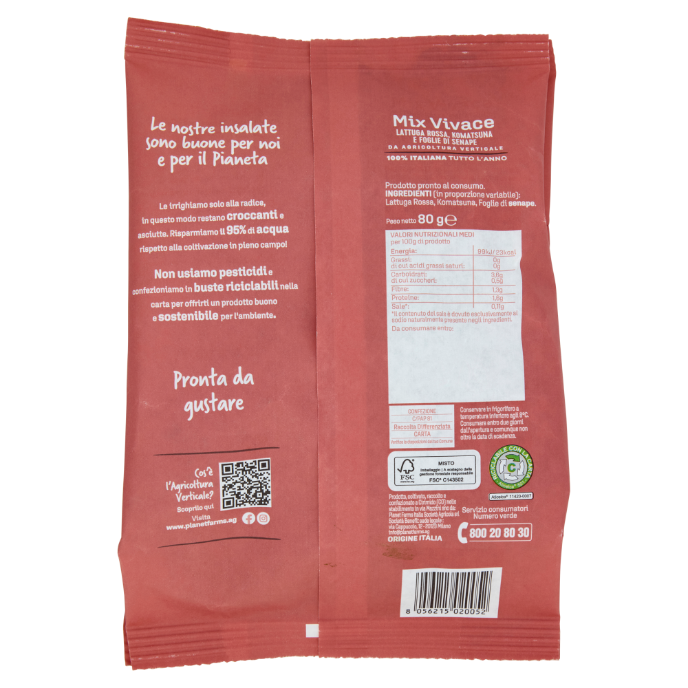 Planet Farms Frescaah Mix Vivace 80 g