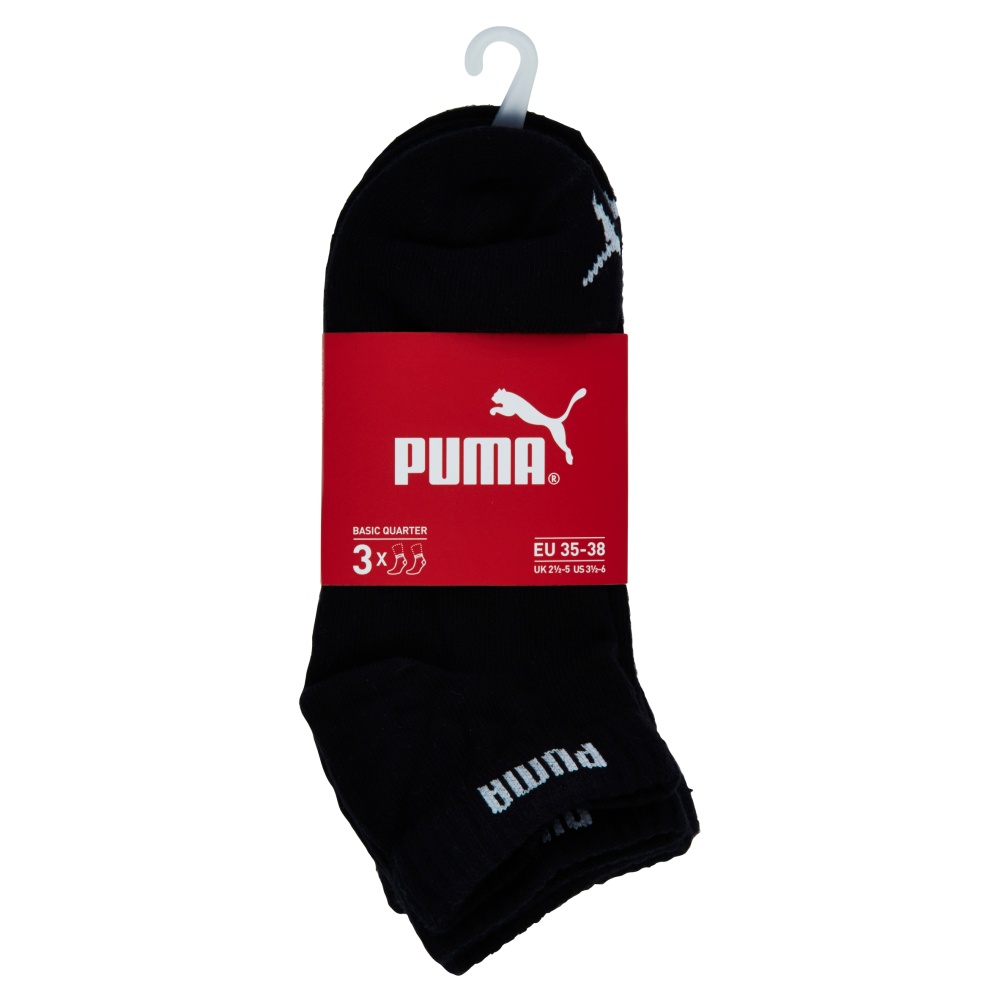 Puma Graphic Quarter 3x black tg. 35/38