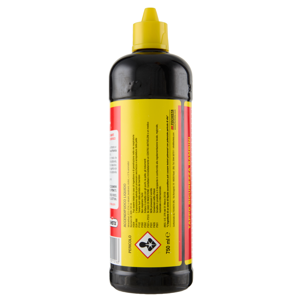 Fochista Accendifuoco Formula Inodore Premium Quality per Barbecue 750 ml
