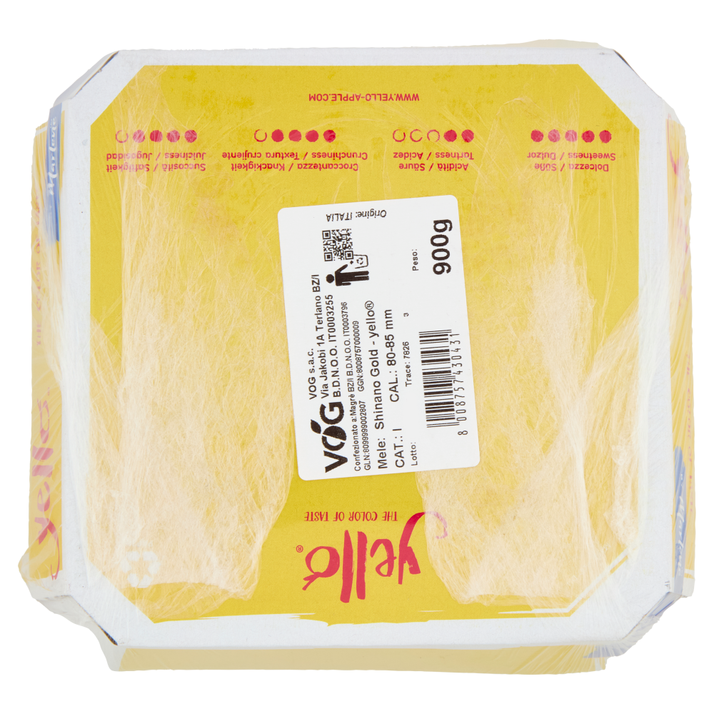 yello by Marlene Shinano Gold vassoio 4 frutti