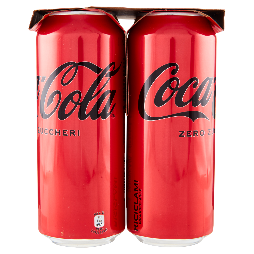 COCA-COLA Zero Zuccheri Can 4 x 500 ml
