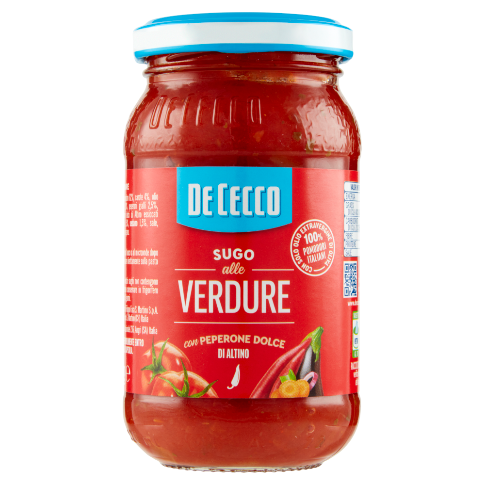 De Cecco Sugo alle Verdure con Peperone Dolce di Altino 200 g
