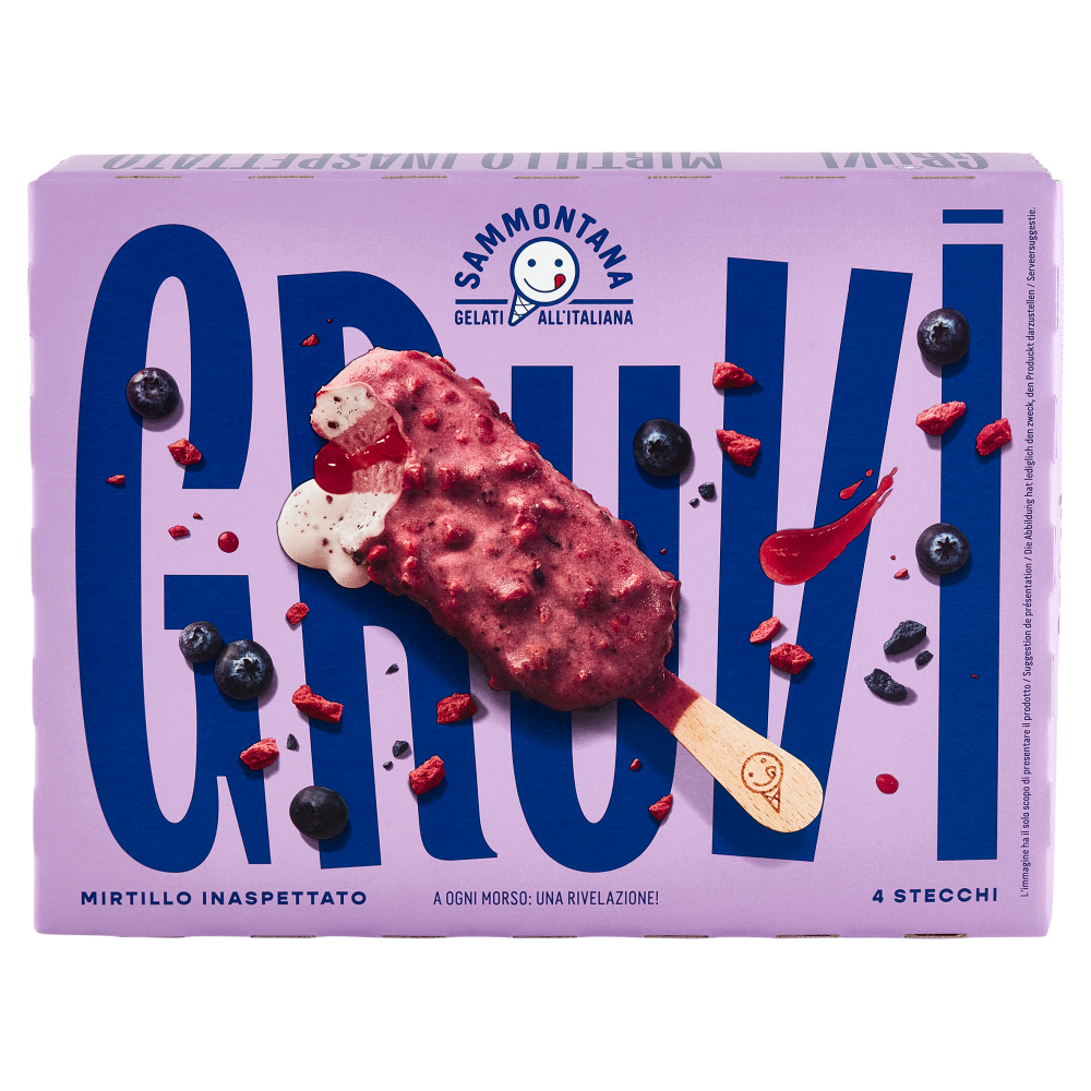 Sammontana Gruvi Mirtillo Inaspettato 4 x 60 g