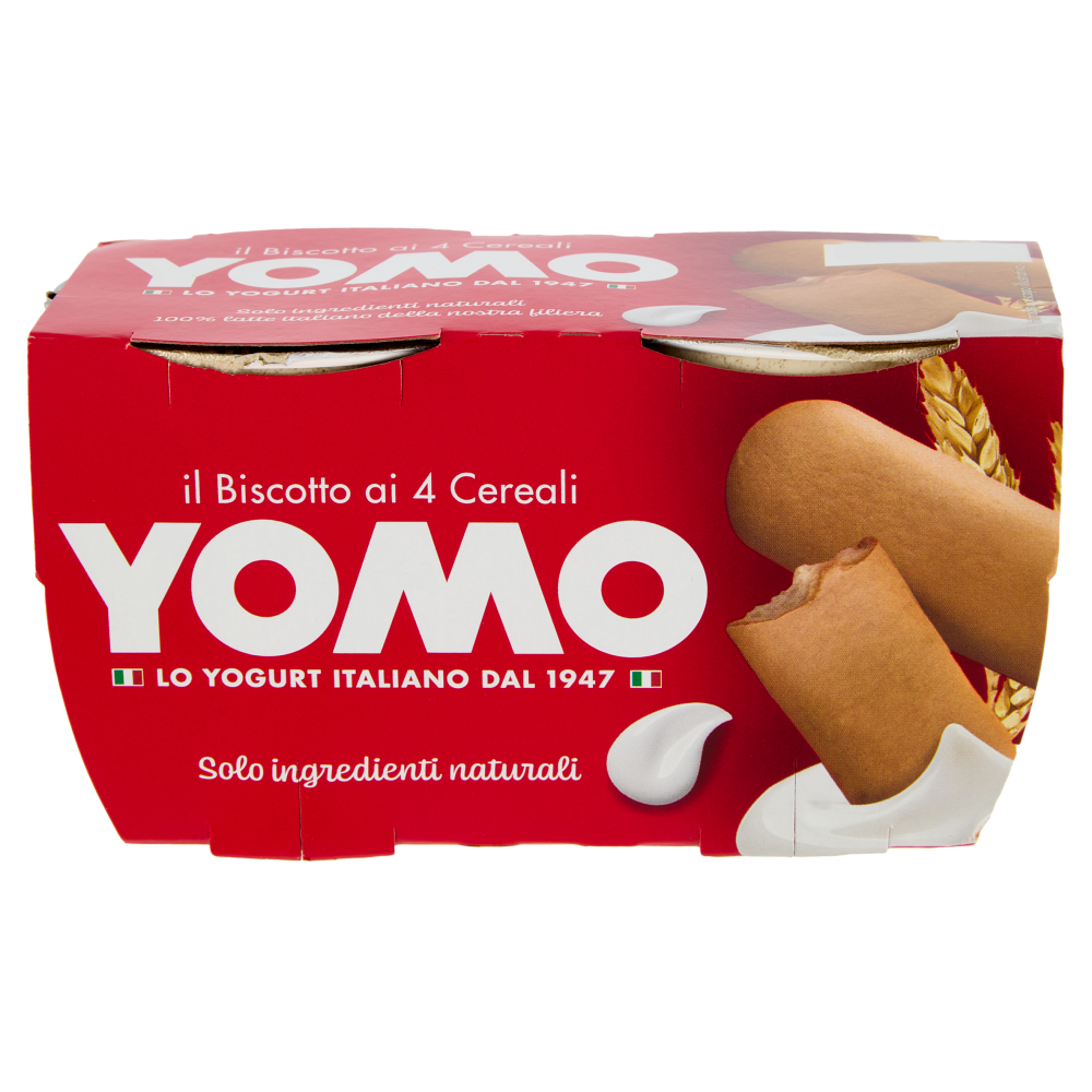 Yomo il Biscotto ai 4 Cereali 2 x 125 g