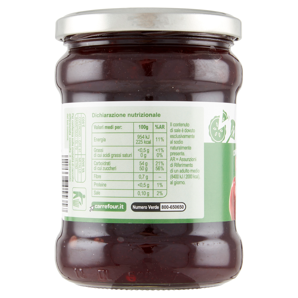 Carrefour Classic Confettura Extra di Ciliegia 600 g