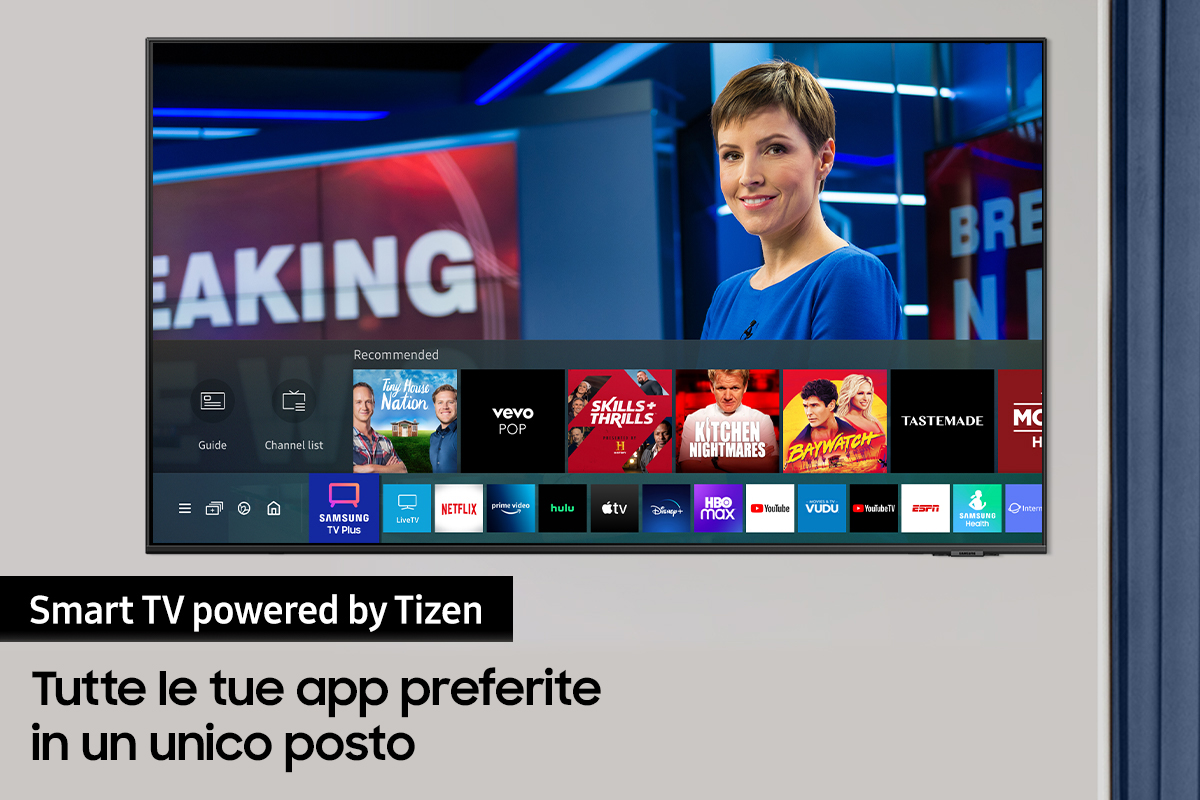 Samsung Series 7 Crystal UHD 4K 65" AU7090 TV 2022