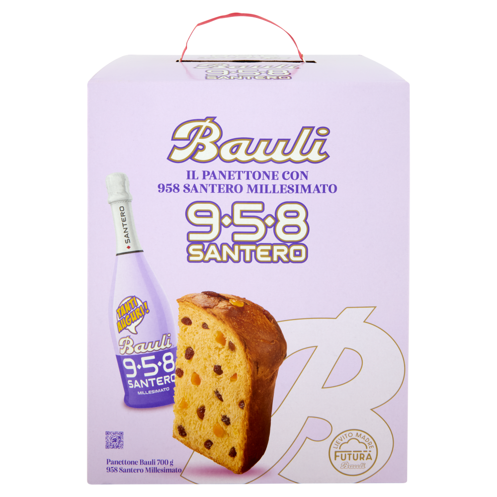 Bauli 958 Santero Panettone Bauli 700 g + 958 Santero Millesimato 75 cl