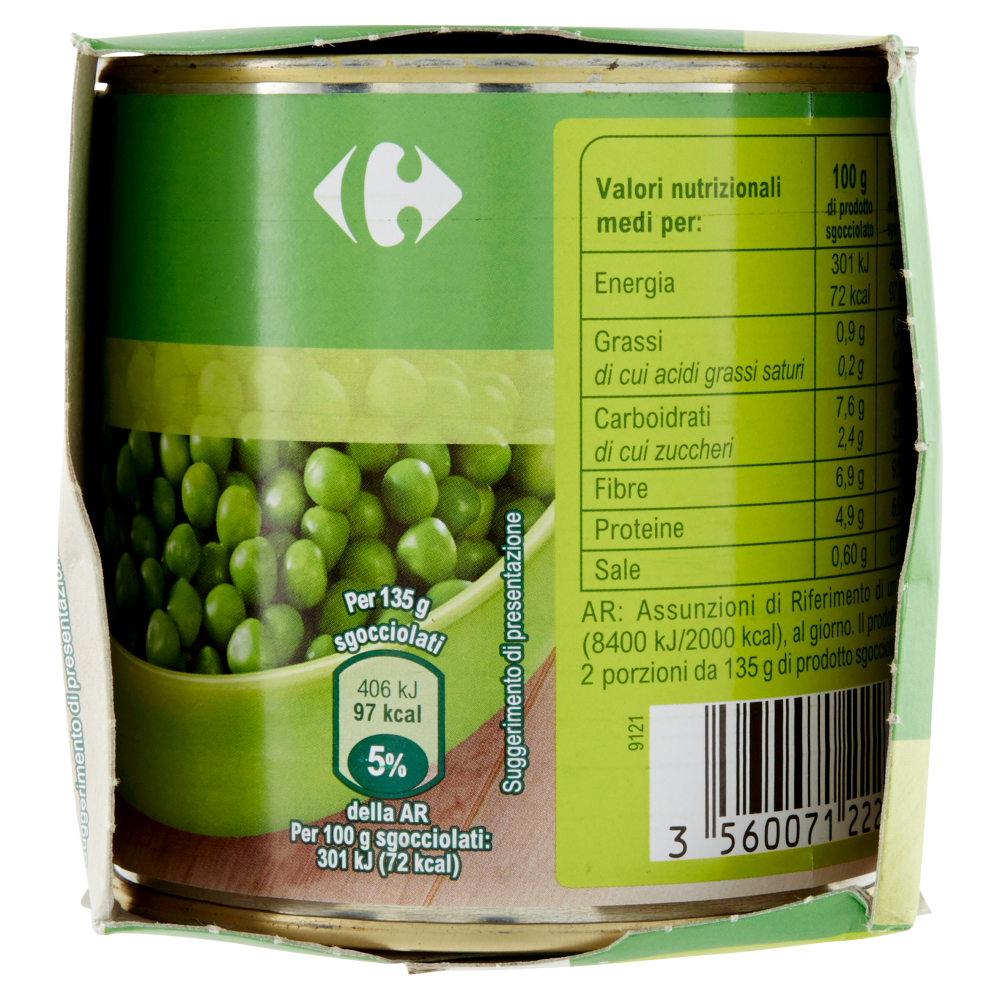 Carrefour Piselli Fini 3 x 410 g