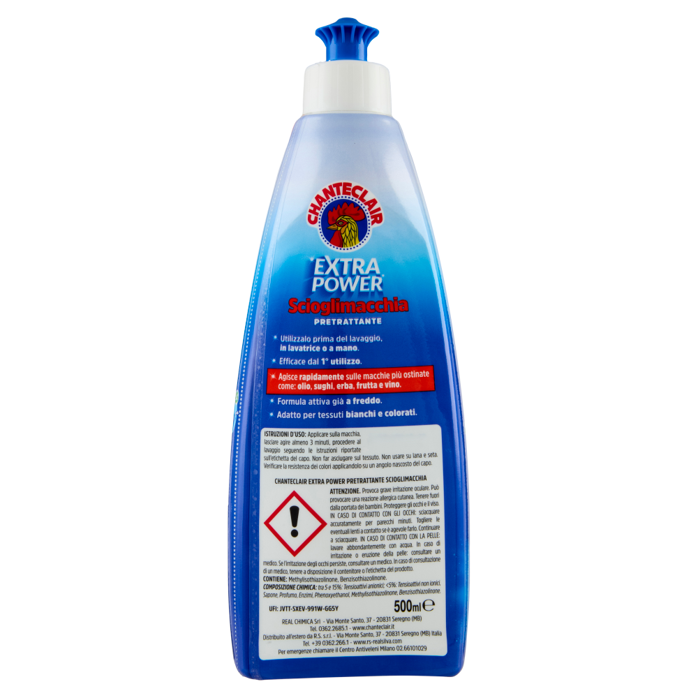 Chanteclair Extra Power Scioglimacchia Pretrattante 500 ml