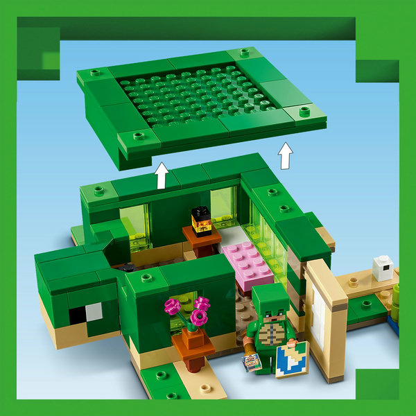 LEGO Minecraft Beach House della tartaruga