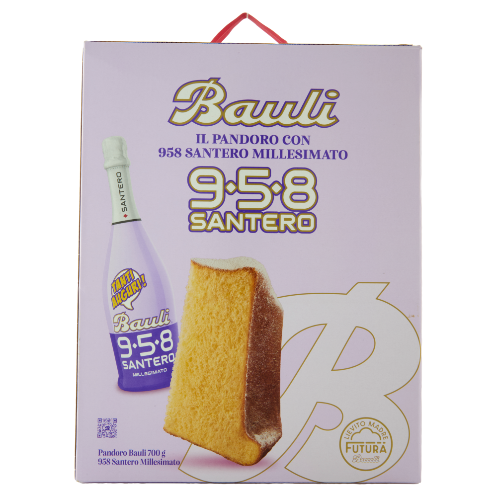 Bauli 958 Santero Pandoro Bauli 700 g + 958 Santero Millesimato 75 cl