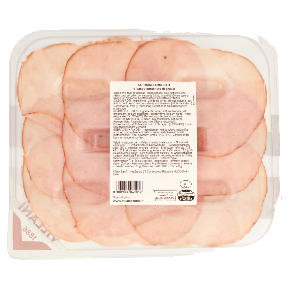 Villani Tacchino Arrosto 120 g