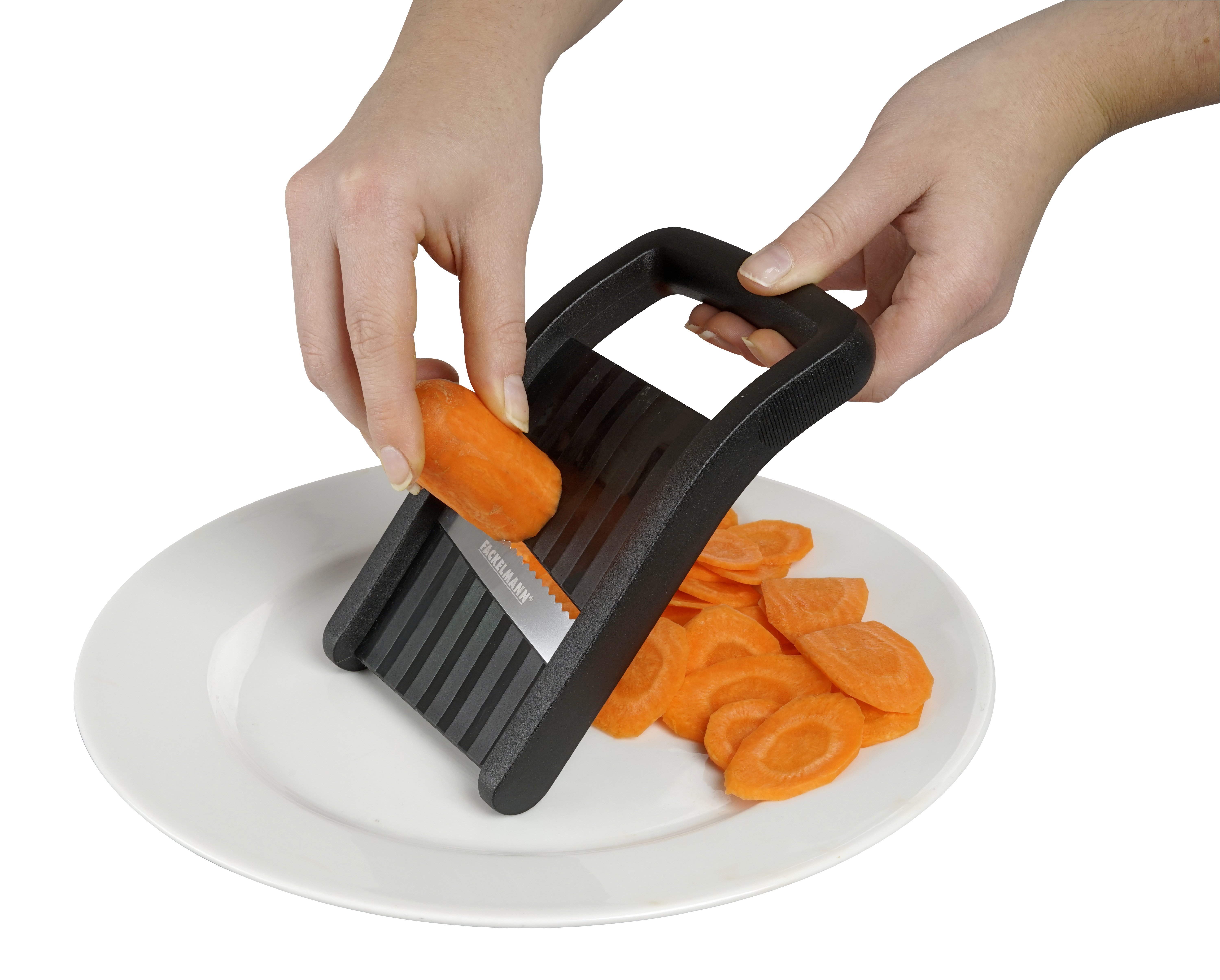 Fackelmann Mini Mandolina affetta verdura in PP con lama in acciaio