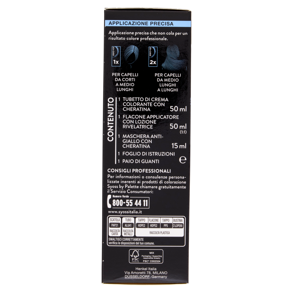 Syoss By Palette Colorazione Permanente 10_55 Biondo Platino Ultra
