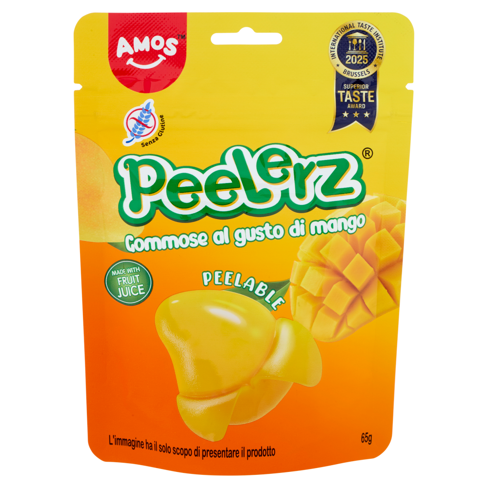 Amos Peelerz Gommose al gusto di mango 65 g