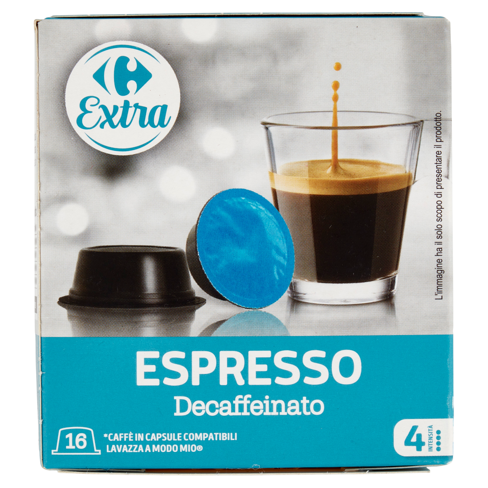 Carrefour Extra Espresso Decaffeinato 16 x 7,5 g