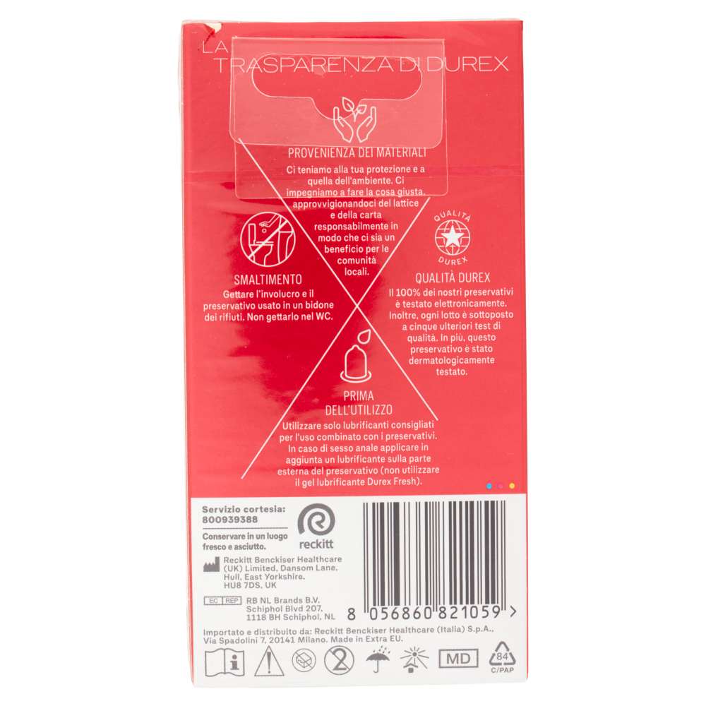 Durex Settebello Super Sottile Preservativi ad Alta Sensibilità , 10 Profilattici