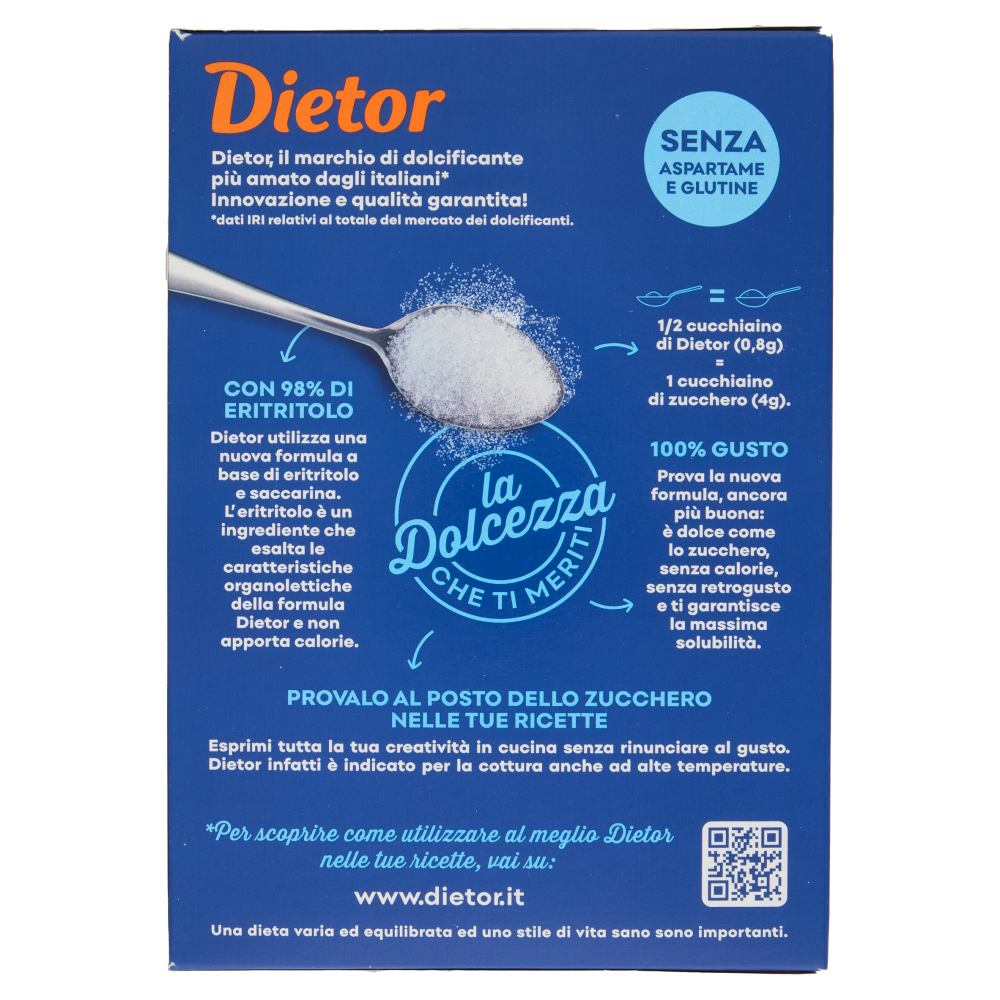 Dietor Zero Calorie Buste 2 x 100 g