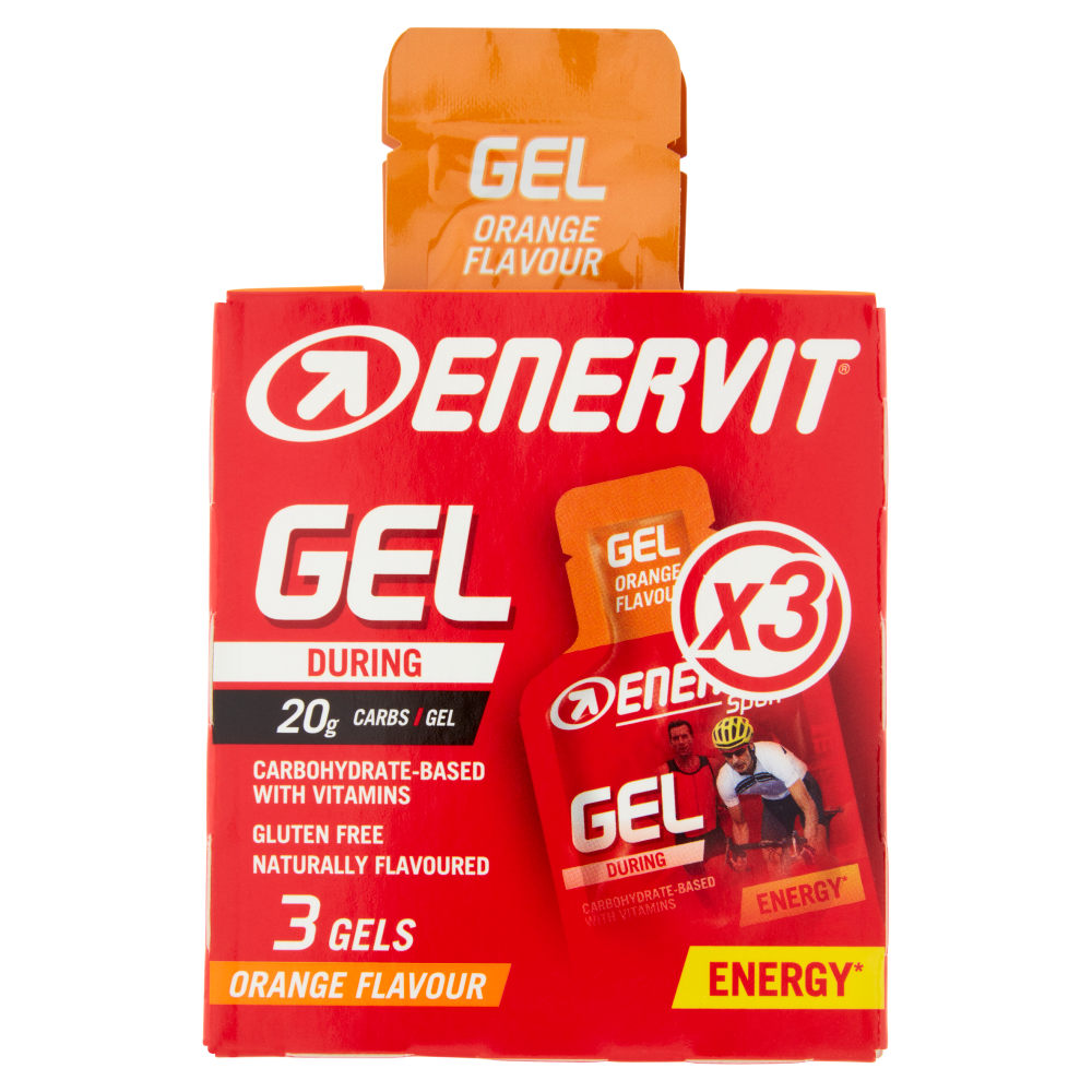 Enervit Gel Orange Flavour 3 x 25 ml