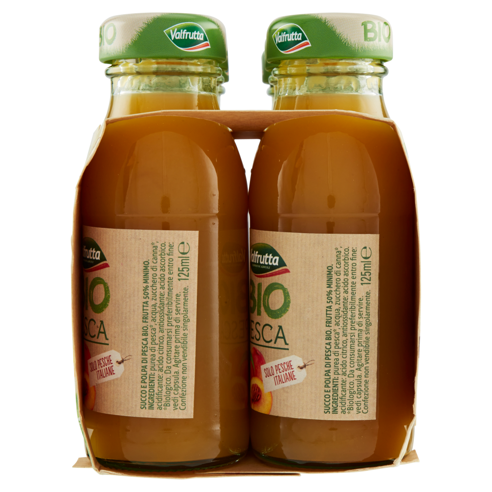 Valfrutta Bio Pesca 6 x 125 ml