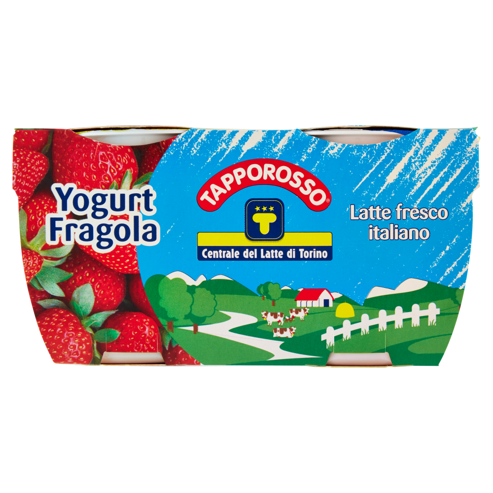 Centrale del Latte di Torino Tapporosso Yogurt Fragola 2 x 125 g