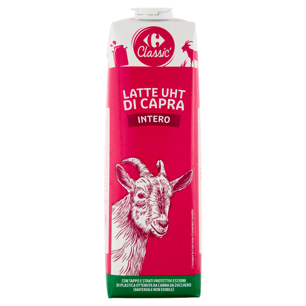 Carrefour Classic Latte UHT di Capra Intero 1000 ml