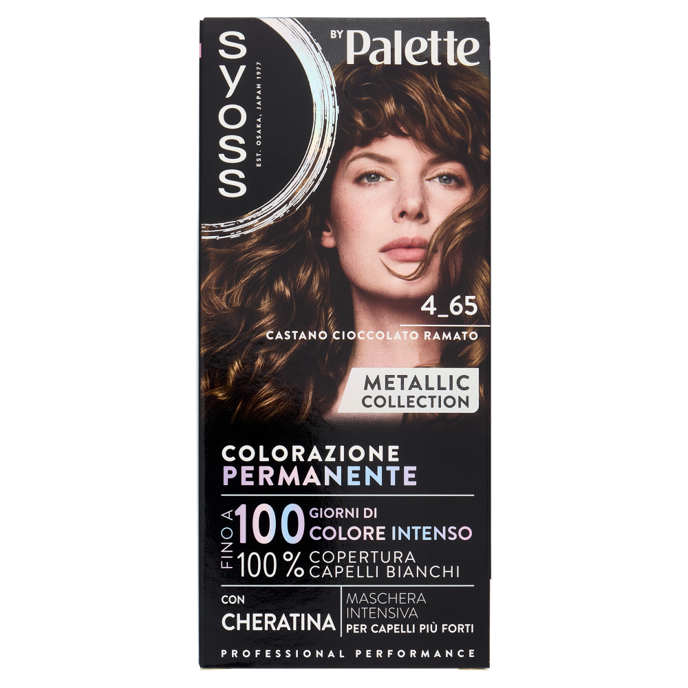 Syoss By Palette Colorazione Permanente 4_65 Castano Cioccolato Ramato