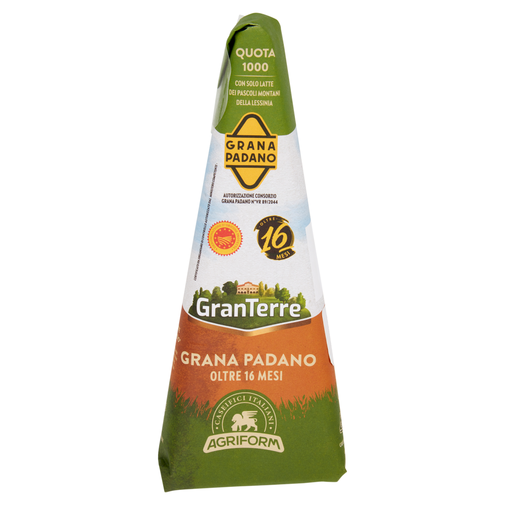 GranTerre Quota 1000 Grano Padano Oltre 16 Mesi 200 g