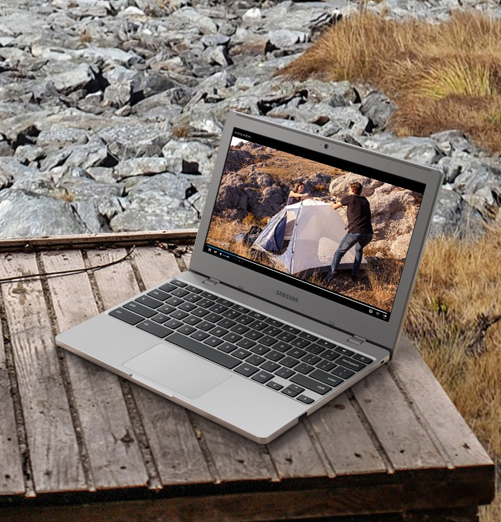 Samsung Chromebook 4 Intel® Celeron® N4000 29,5 cm (11.6") HD 4 GB LPDDR4-SDRAM 64 GB eMMC Wi-Fi 5 (802.11ac) ChromeOS Argento