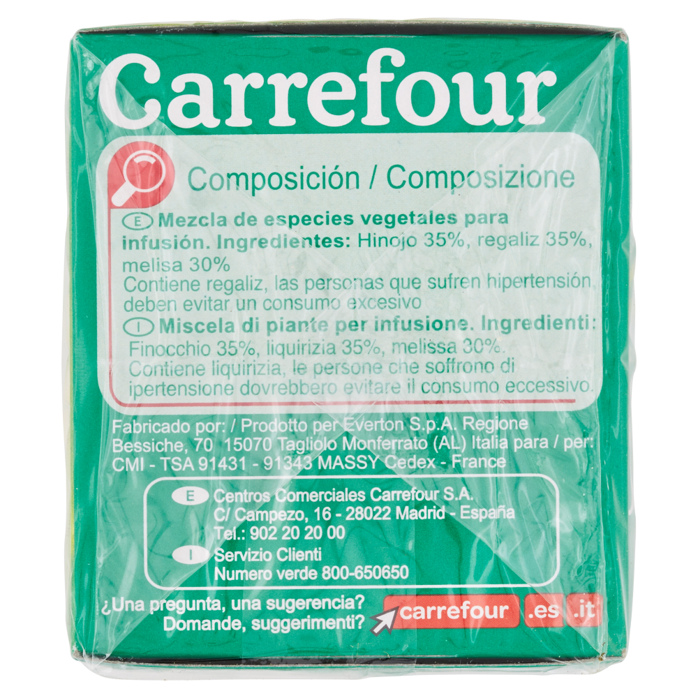 Carrefour Infuso dopopasto 20 filtri 40 g