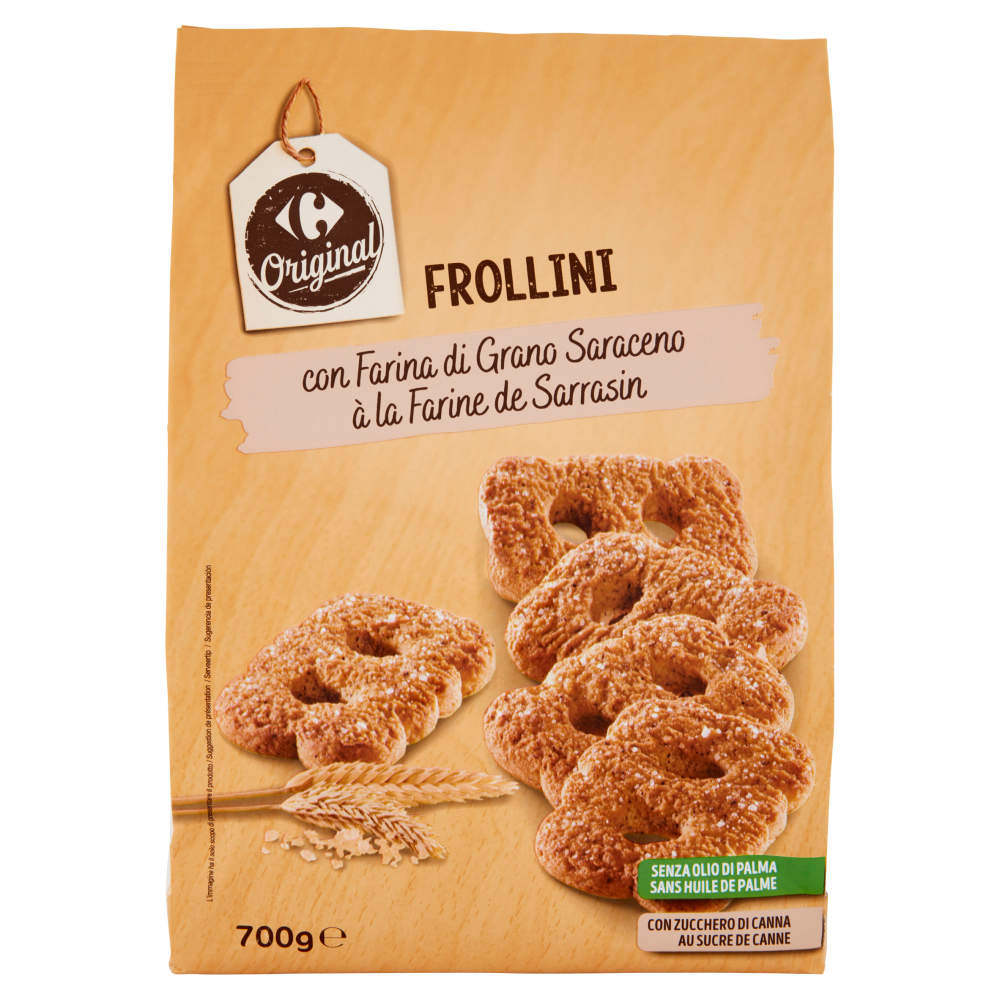 Frollini con Farina di Grano Saraceno Carrefour Original 700 g