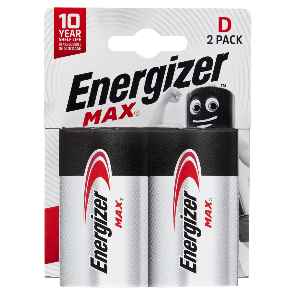 Energizer Max Alkaline D 2 pz