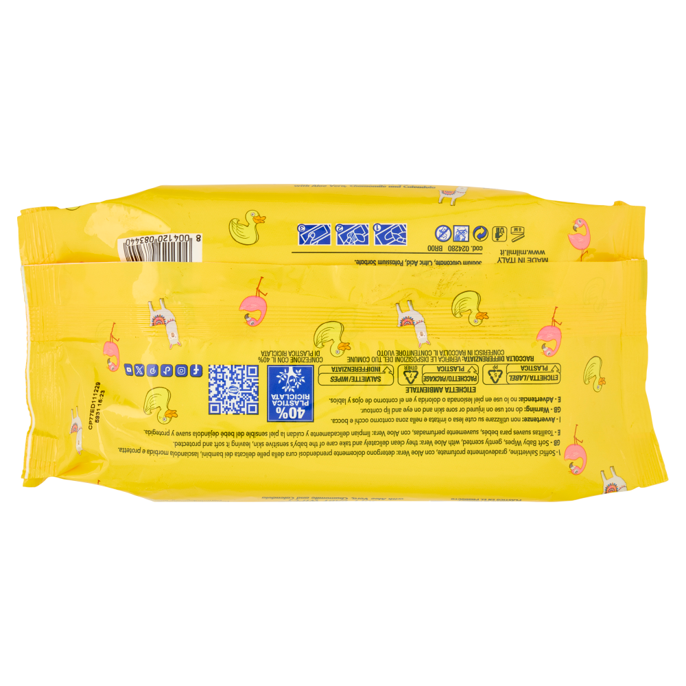 milmil Baby Pures Salviette Bimbo Delicate 72 pz