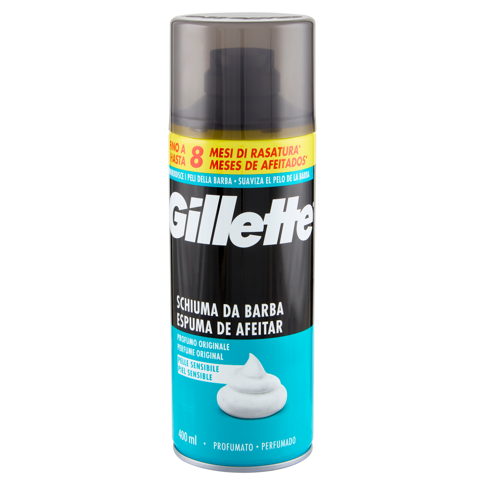 Gillette Schiuma da Barba Pelle Sensibile 400 ml