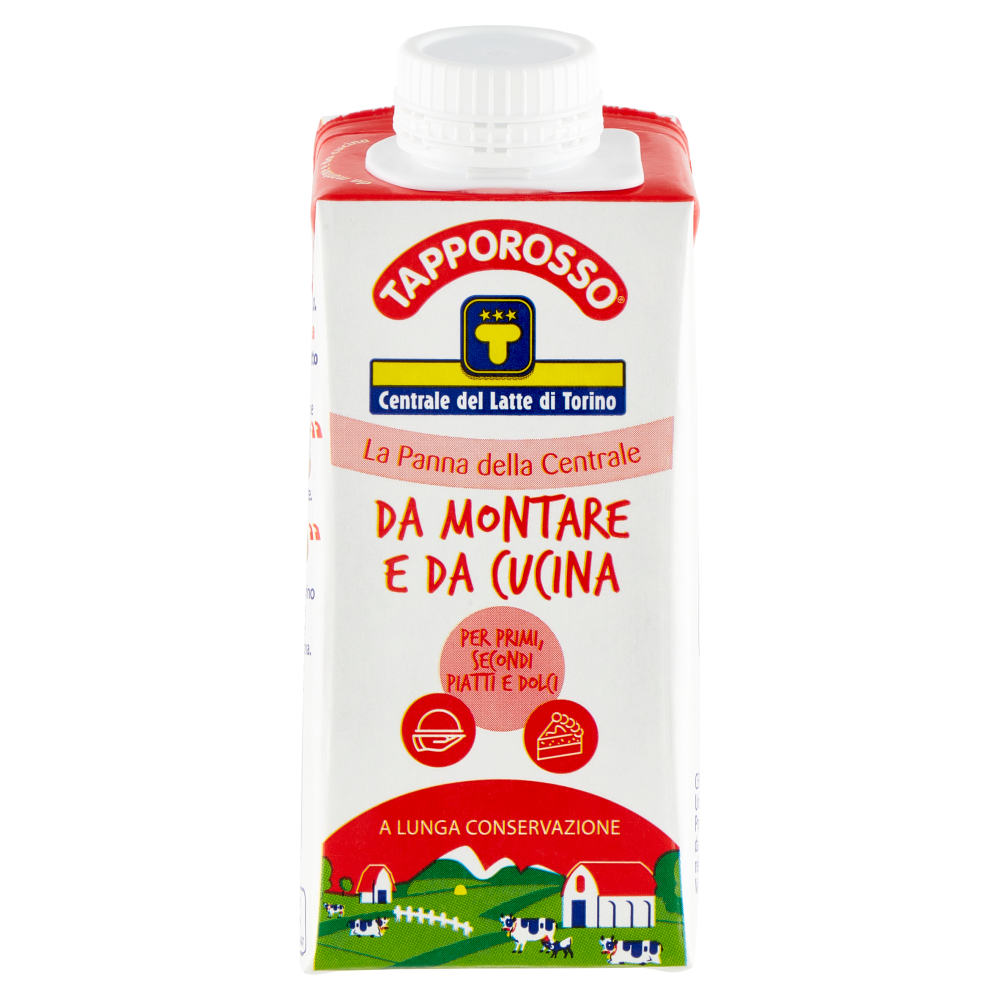 Tapporosso la Panna della Centrale da Montare e da Cucina a Lunga Conservazione 200 ml