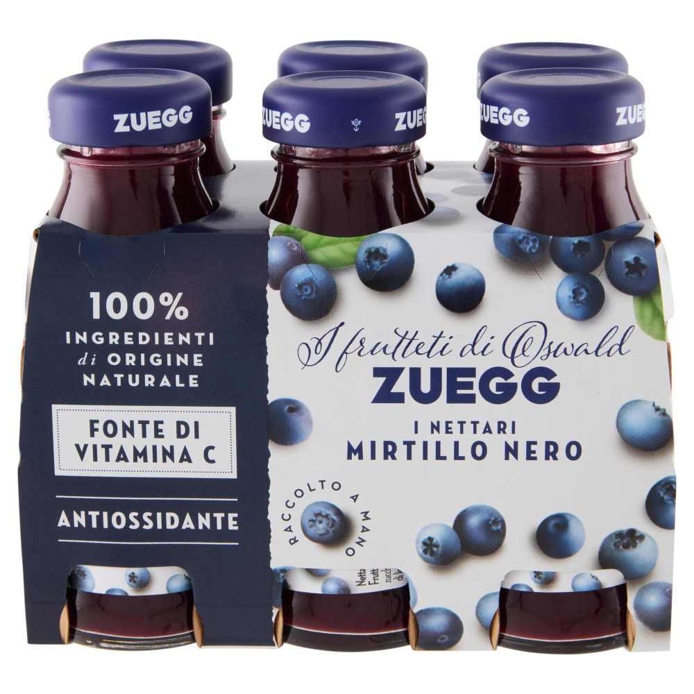 Zuegg I frutteti di Oswald Zuegg i Nettari Mirtillo Nero 6 x 125 ml