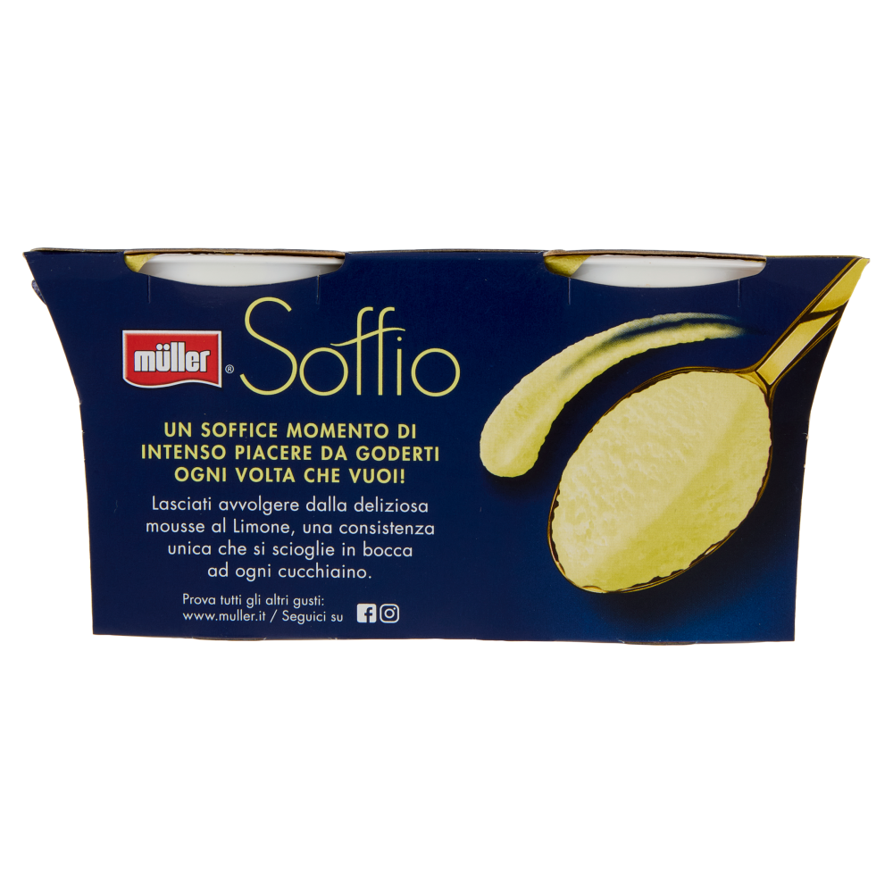 müller Soffio Mousse di Bianco al Limone 2 x 95 g