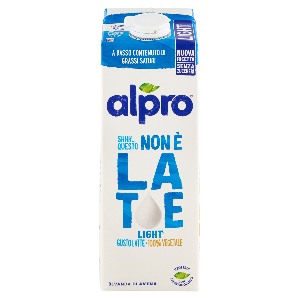 ALPRO Questo Non è Latte Light, Bevanda Vegetale all'Avena Gusto Latte, Senza Lattosio, 1l