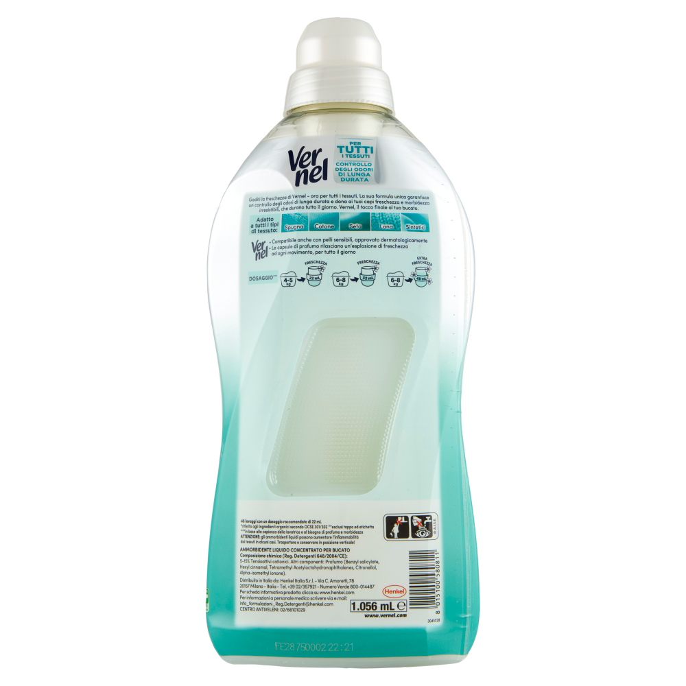 VERNEL Concentrato Fresh Control Freschezza Oceanica 1.056 mL