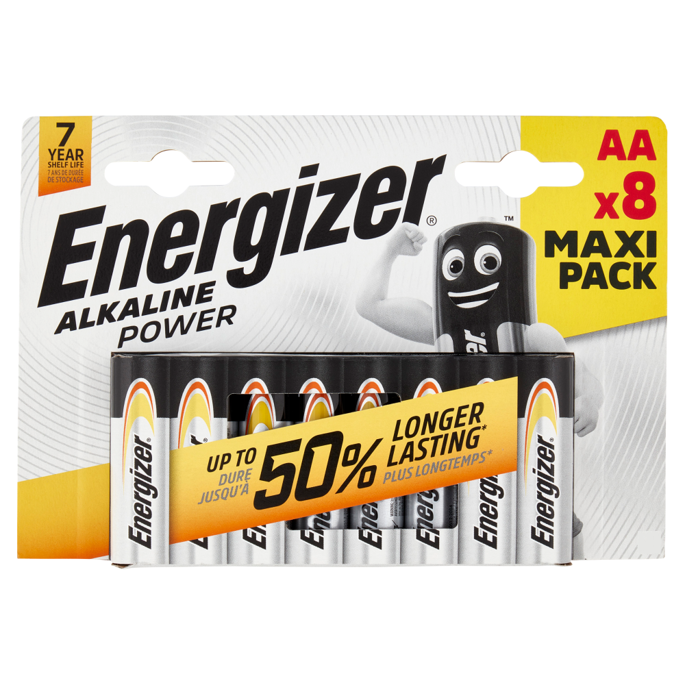 Energizer Alkaline Power AA 8 pz