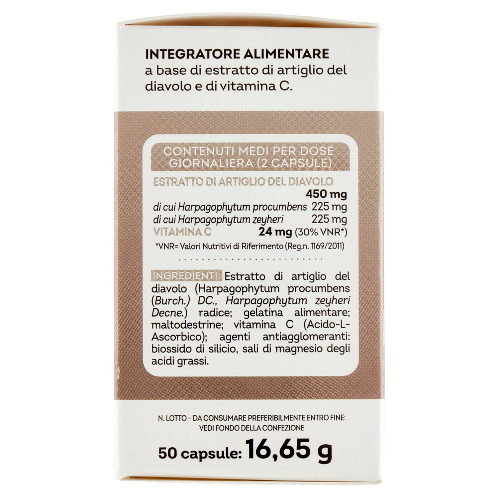 Laboratoires Vitarmonyl Artiglio del Diavolo Articolazioni 50 capsule 16,65 g