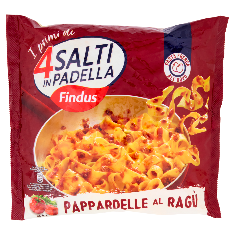 4 Salti in Padella Findus Pappardelle al Ragù 550 g