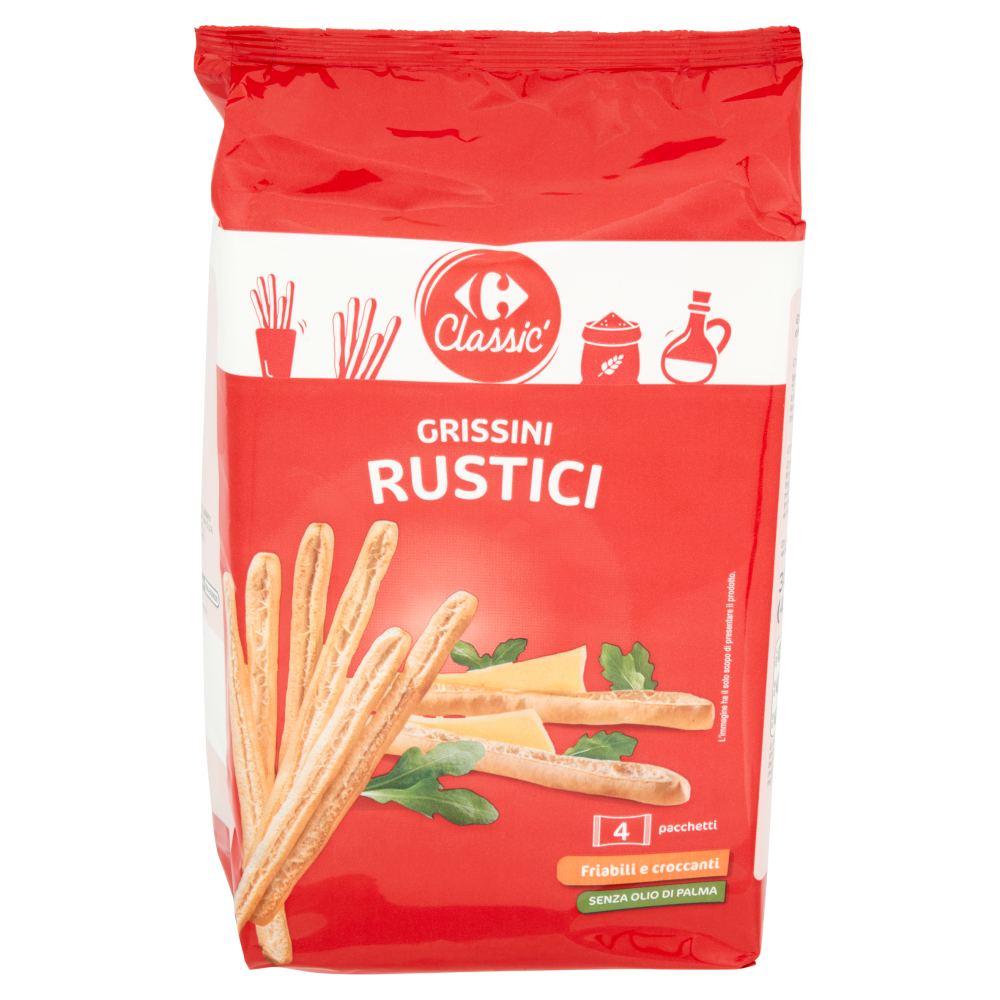 Carrefour Classic Grissini Rustici 4 x 75 g