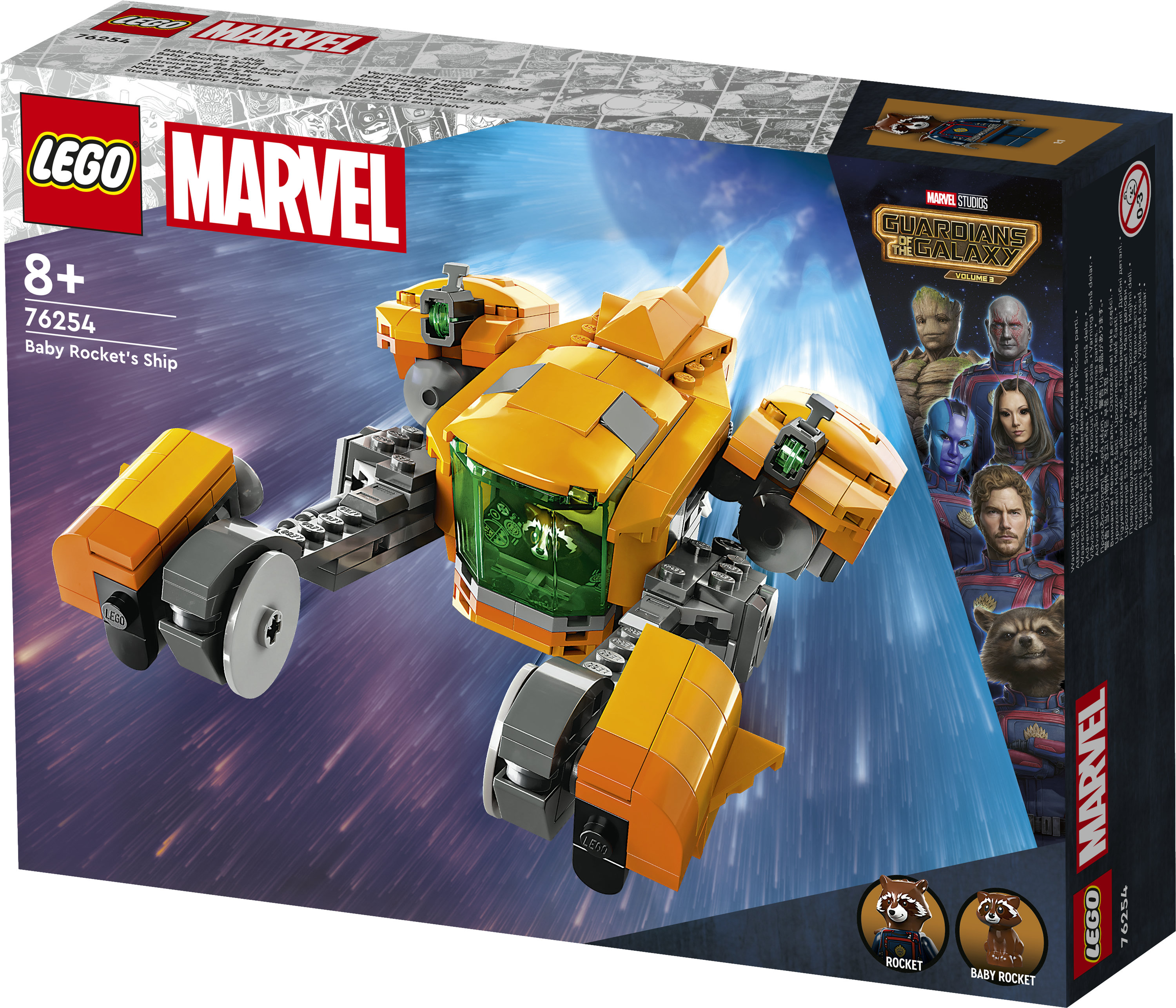 LEGO Marvel Super Heroes Astronave di Baby Rocket