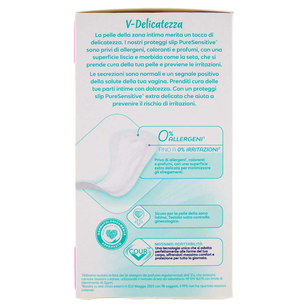 Nuvenia dailies PureSensitive Regular Proteggi Slip 30 pz