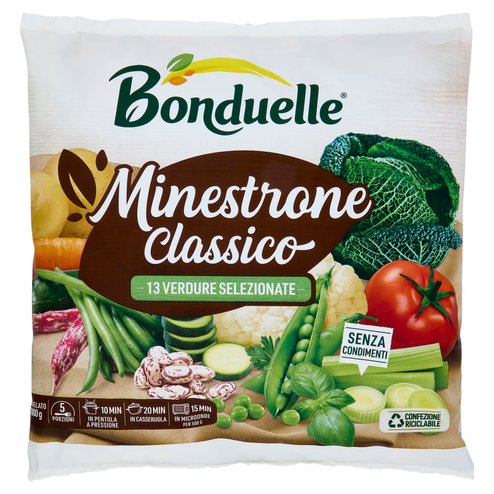 Bonduelle Minestrone Classico Surgelato 1000 g