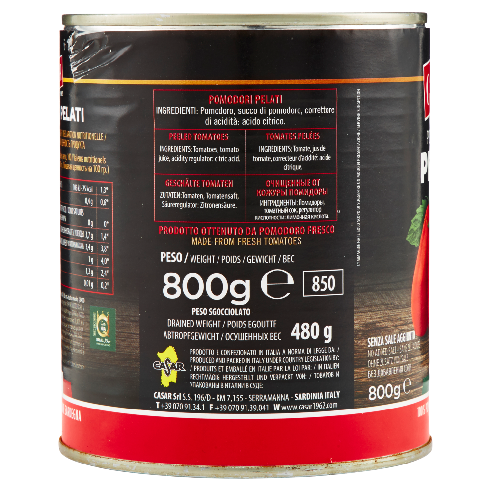 Casar Pomodori Pelati 800 g