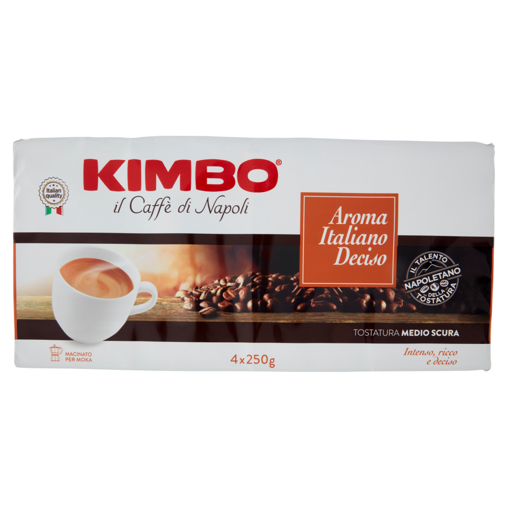 Kimbo Aroma Italiano Deciso 4 x 250 g