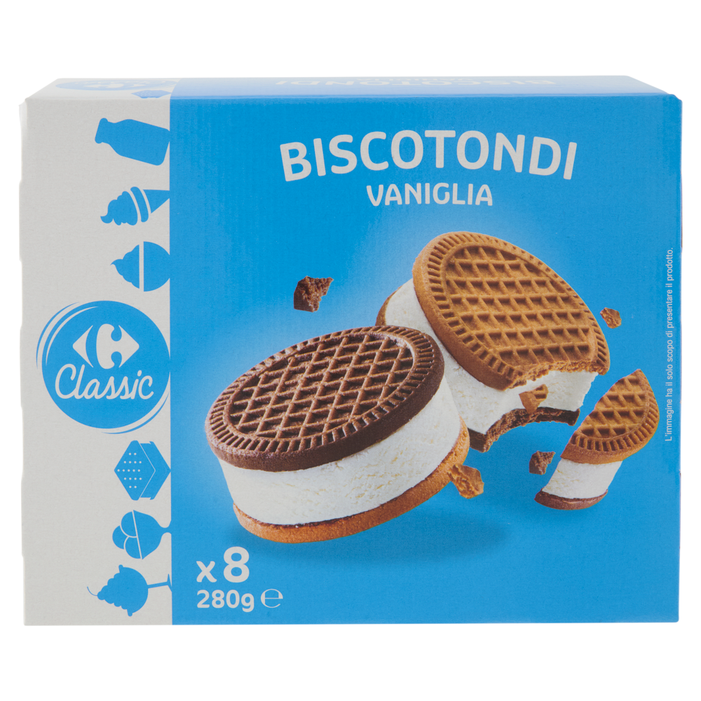 Carrefour Classic Biscotondi Vaniglia 8 x 35 g