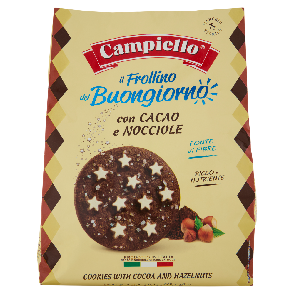 Campiello il Frollino del Buongiorno con Cacao e Nocciole 700 g